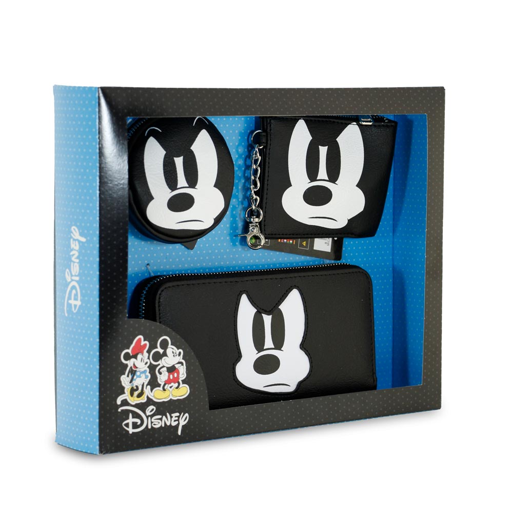 Pack avec Portefeuille + Porte-Monnaie Disney Mickey Mouse « Angry »
