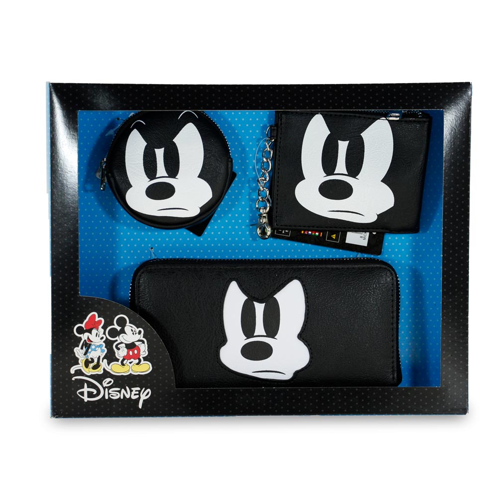 Pack avec Portefeuille + Porte-Monnaie Disney Mickey Mouse « Angry »