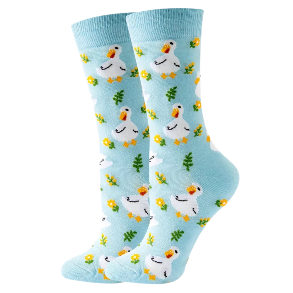 chaussettes canards blancs mrcol