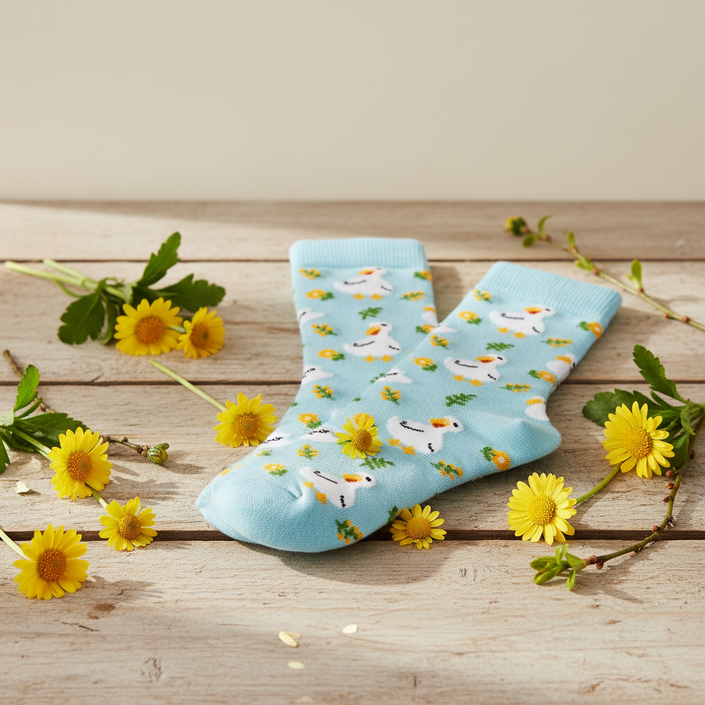White Duck Socks