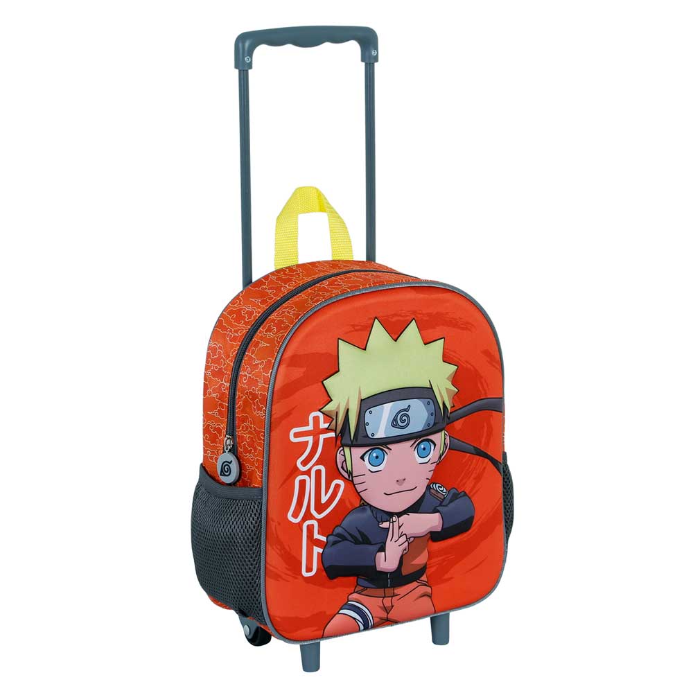 Sac à Dos 3D à Roulettes Petit Naruto « Chikara »