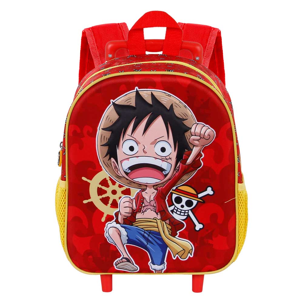 Sac à Dos 3D à Roulettes Petit One Piece « Luffy »