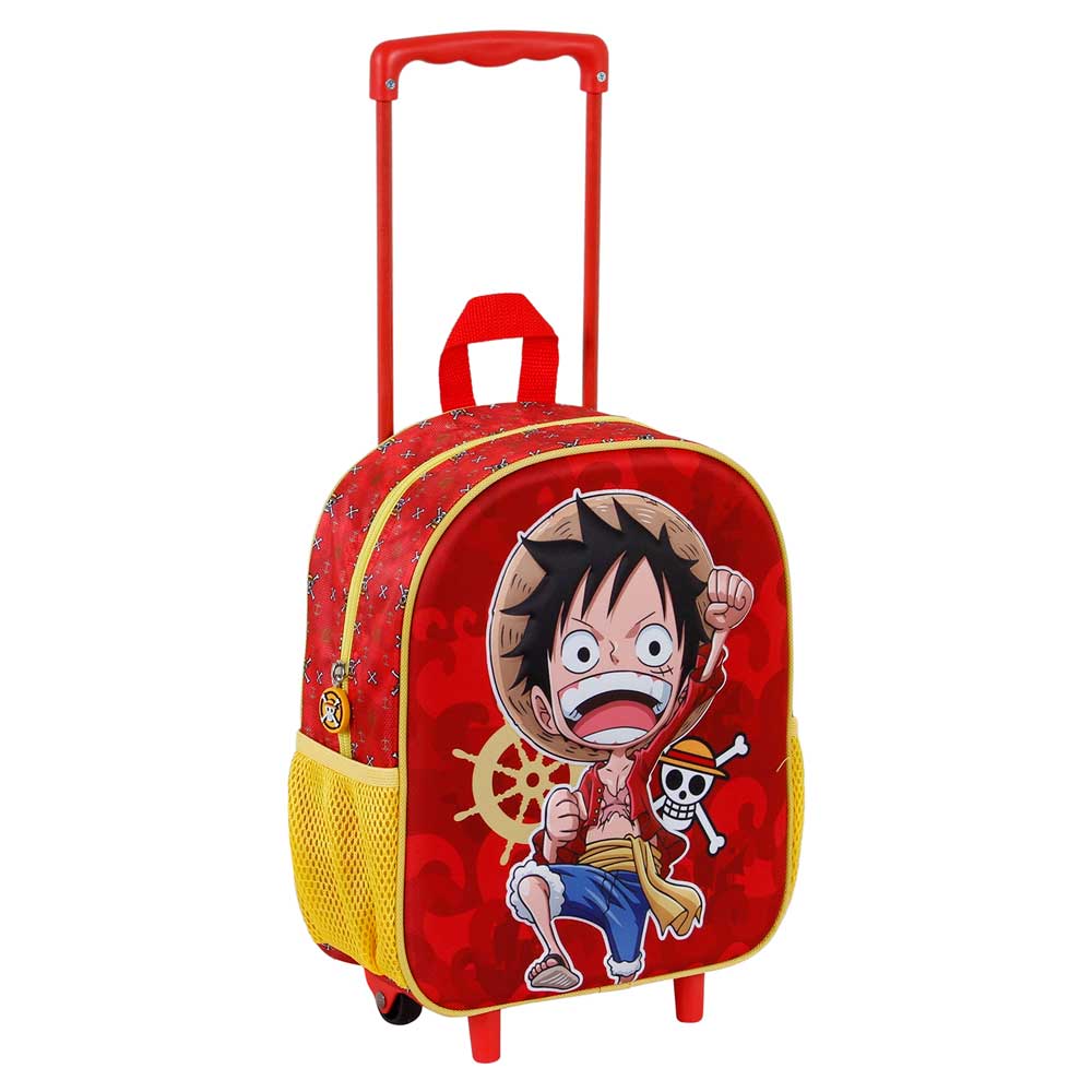 Sac à Dos 3D à Roulettes Petit One Piece « Luffy »