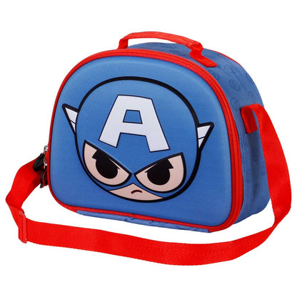Sac Repas 3D Marvel Captain America « Bobblehead »