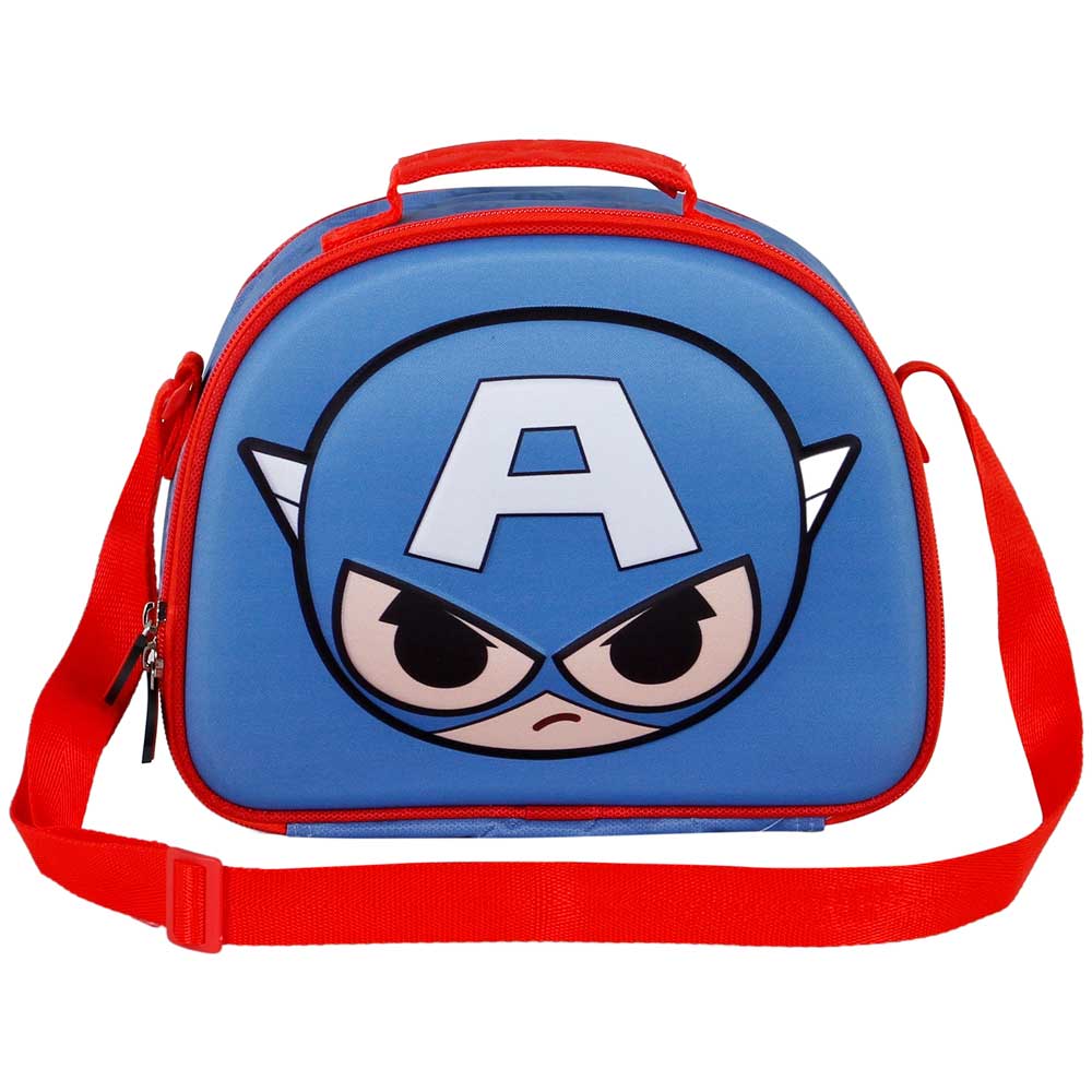 Sac Repas 3D Marvel Captain America « Bobblehead »