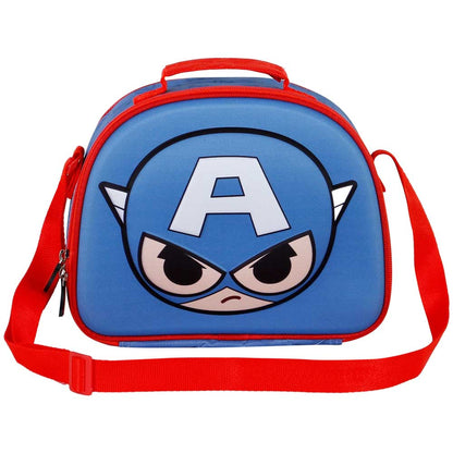 Sac Repas 3D Marvel Captain America « Bobblehead »