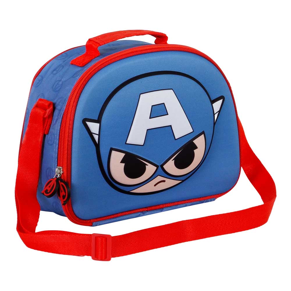 Sac Repas 3D Marvel Captain America « Bobblehead »