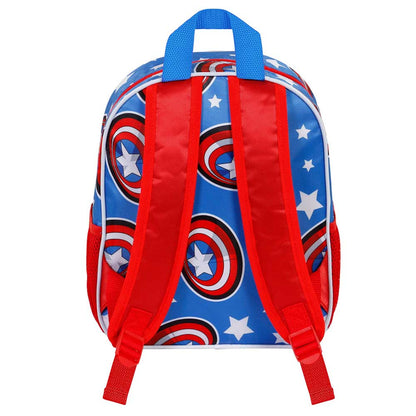 Sac à Dos 3D Petit Marvel Captain America « Let's go »