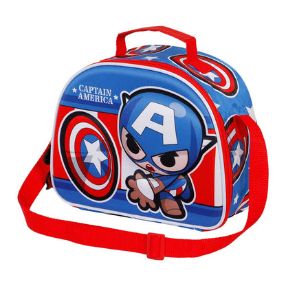 Sac Repas 3D Marvel Captain America « Let's go »