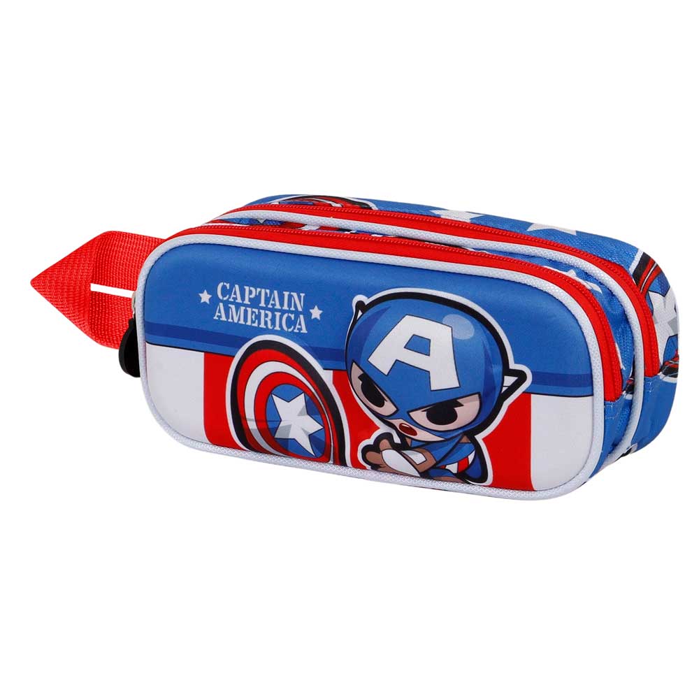 Trousse 3D Double Marvel Captain America « Let's go »
