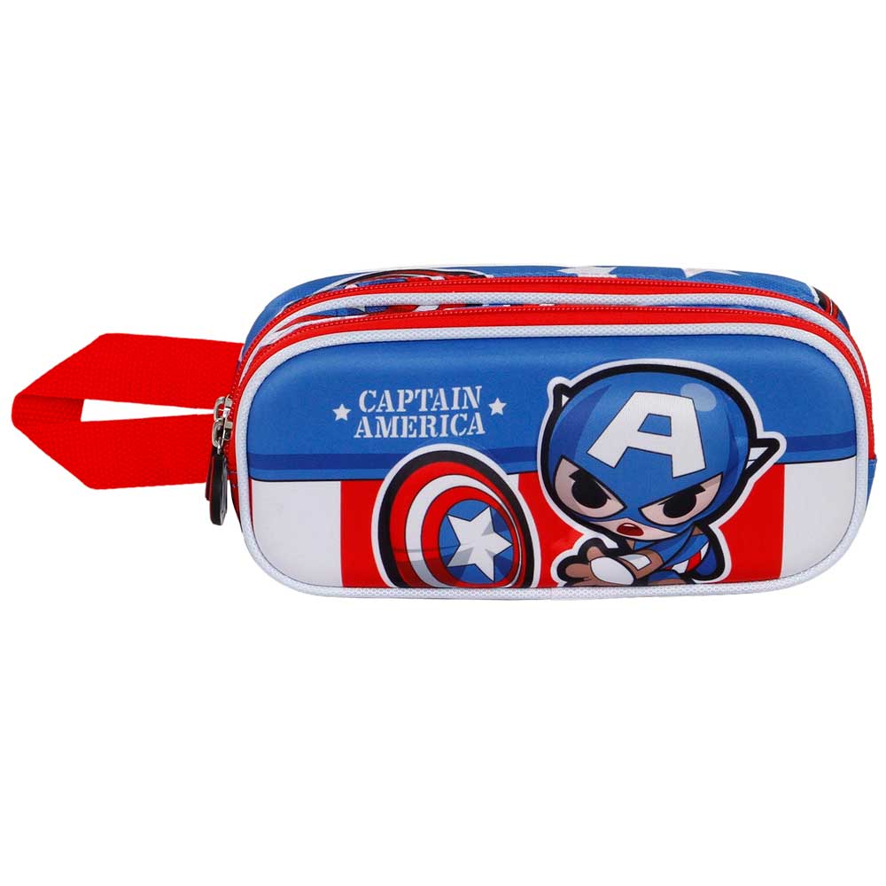 Trousse 3D Double Marvel Captain America « Let's go »