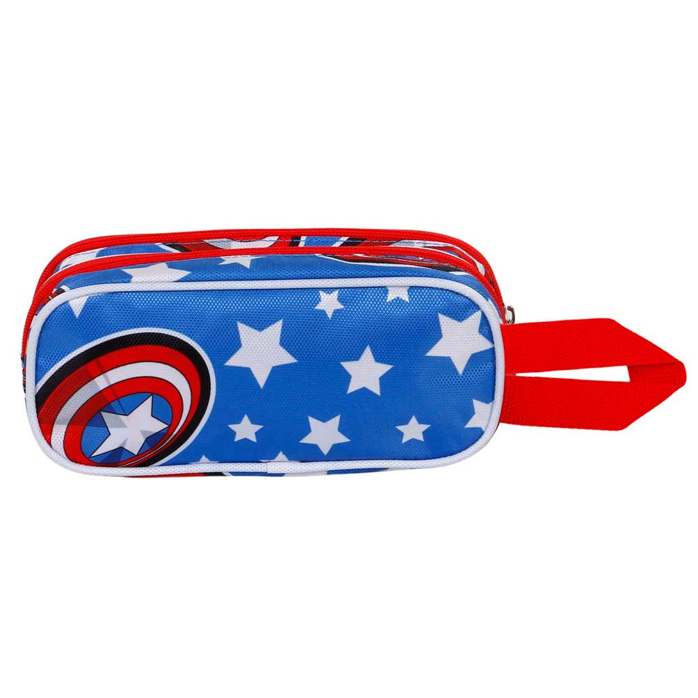 Trousse 3D Double Marvel Captain America « Let's go »