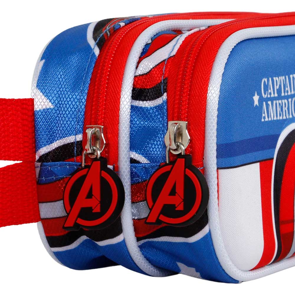 Trousse 3D Double Marvel Captain America « Let's go »
