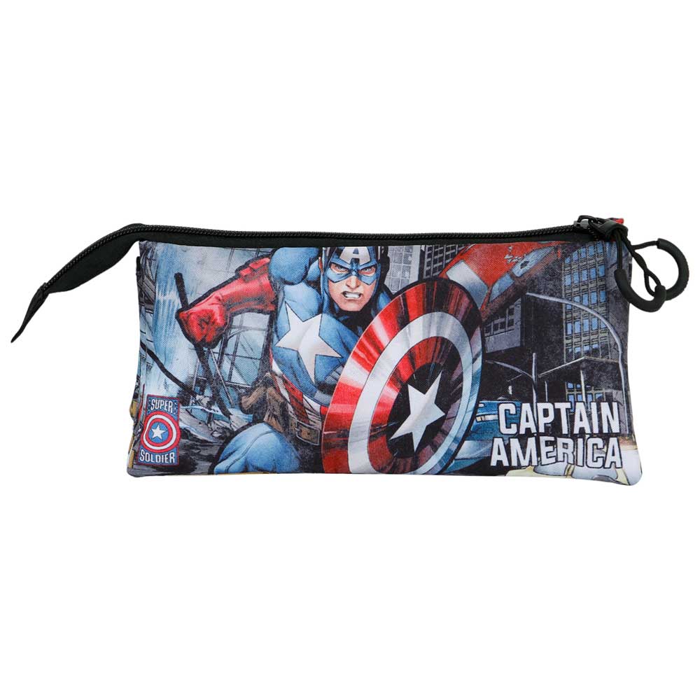 Trousse Triple FAN 2.0 Marvel Captain America « Defender »