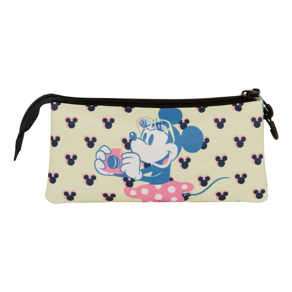 Trousse Triple FAN 2.0 Disney Minnie Mouse « Cheese »