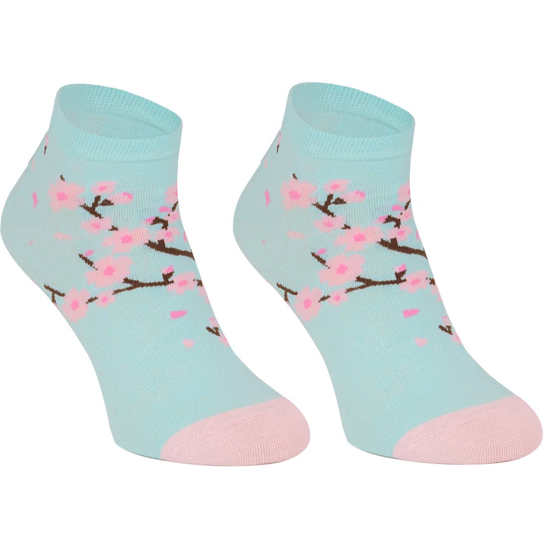 Cherry Blossom Ankle Socks