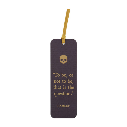 Shakespeare Hamlet paper bookmark