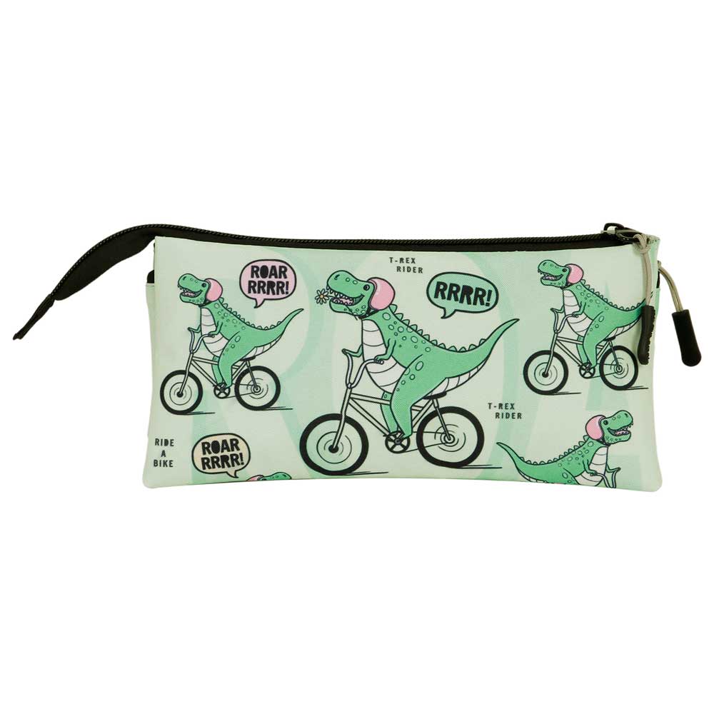 Trousse Triple FAN 2.0 Oh My Pop! « Dinorrr » – Vert