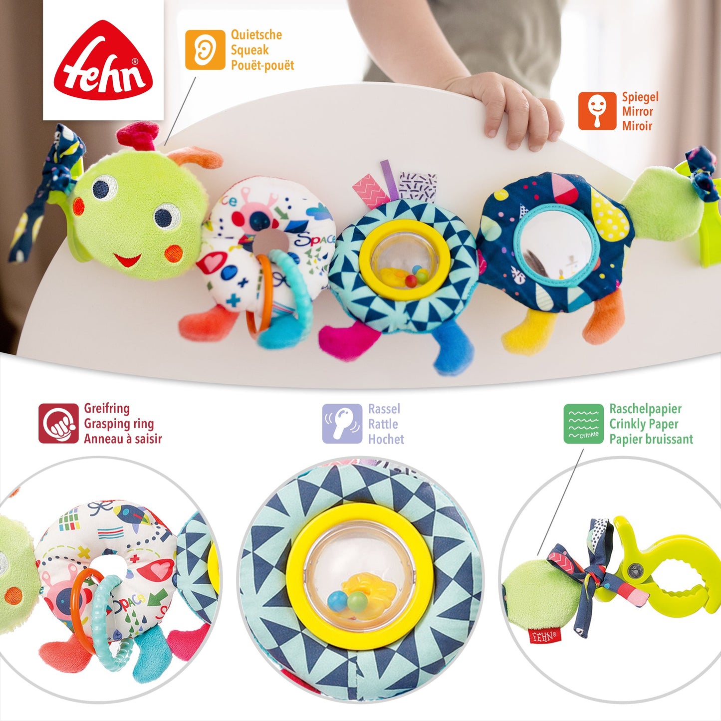 Kinderwagenkette Raupe