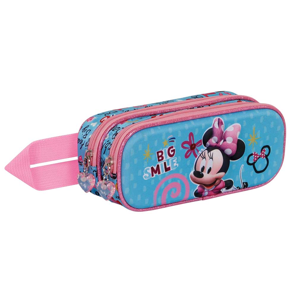 Trousse 3D Double Disney Minnie Mouse « Big Smile »