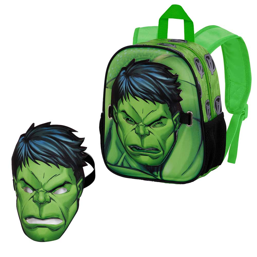Sac à Dos Masque Marvel « Hulk Green Strength »