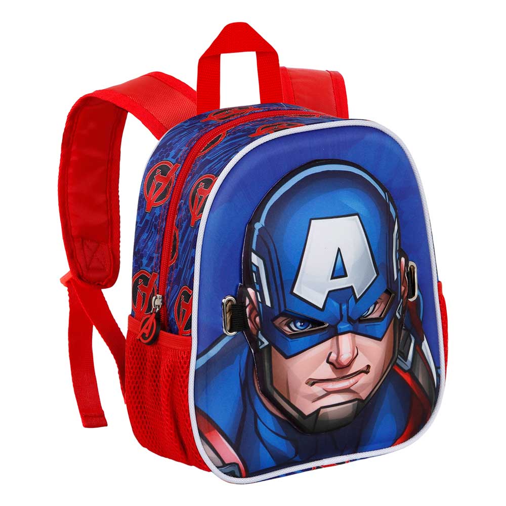 Sac à Dos Masque Marvel Captain America « First »