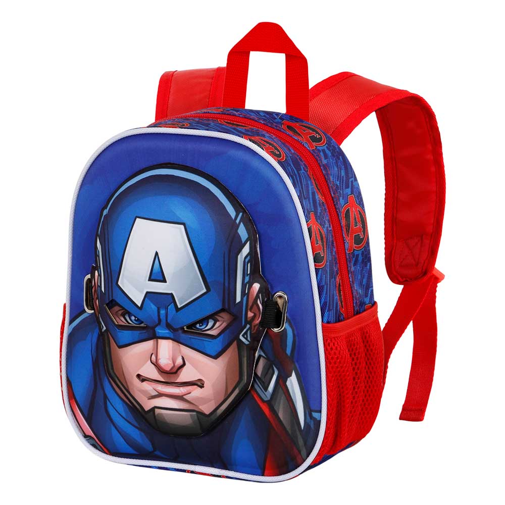 Sac à Dos Masque Marvel Captain America « First »