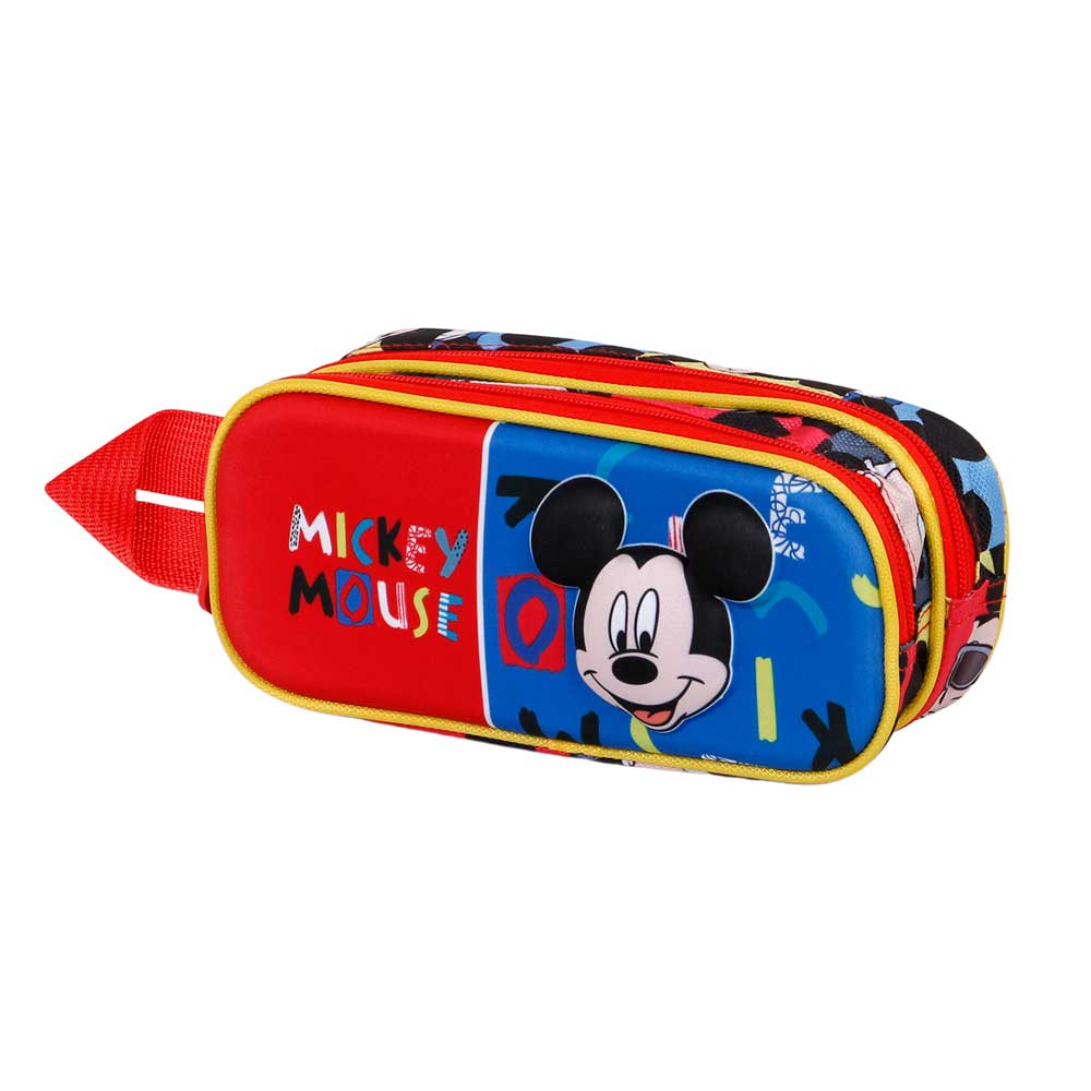 Trousse 3D Double Disney Mickey Mouse « Joyful »