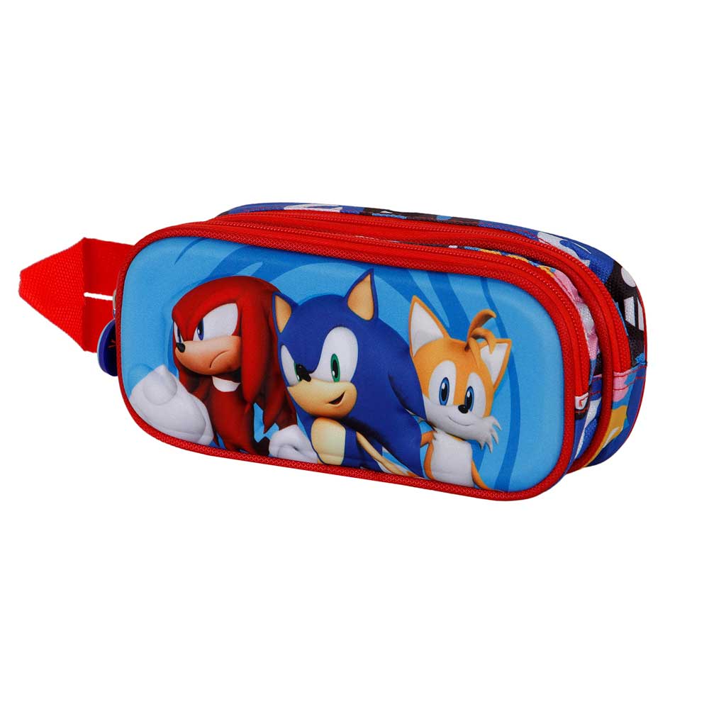 Trousse 3D Double Sonic the Hedgehog « Friends »
