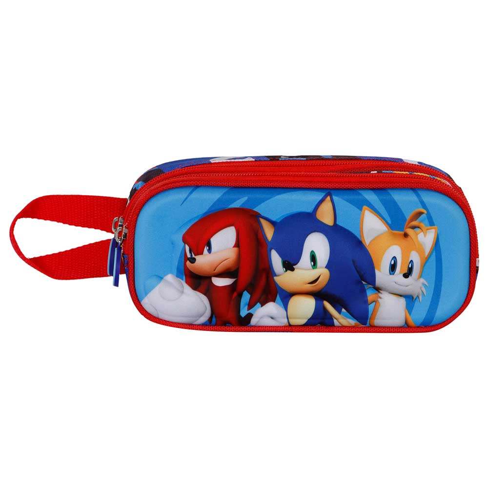 Trousse 3D Double Sonic the Hedgehog « Friends »