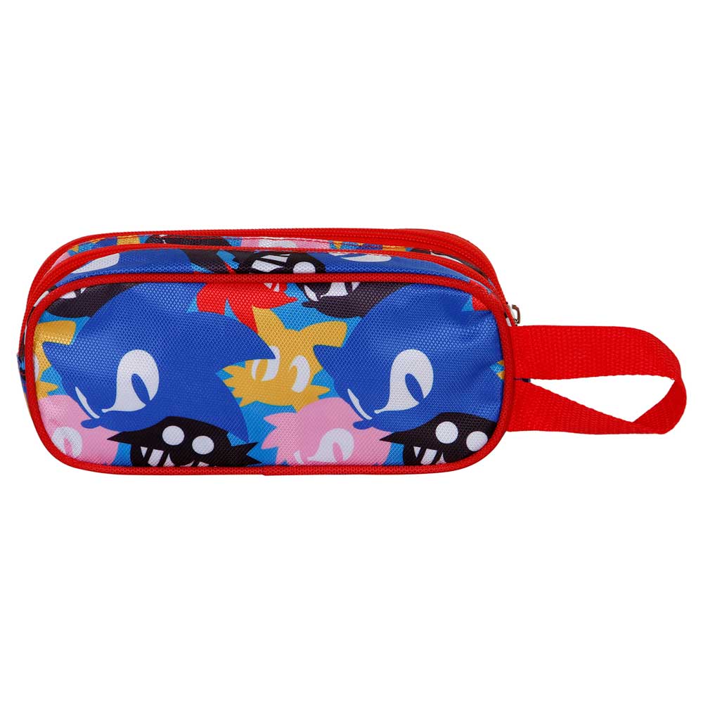 Trousse 3D Double Sonic the Hedgehog « Friends »