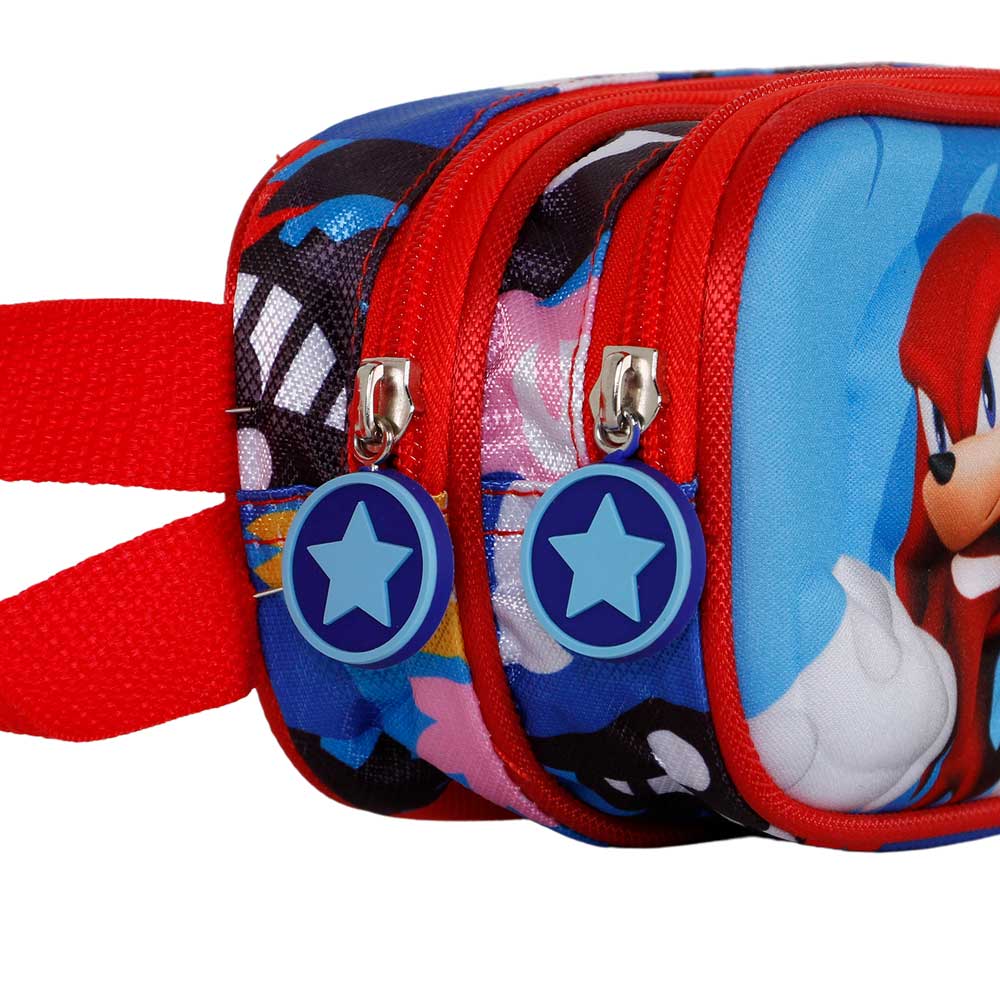 Trousse 3D Double Sonic the Hedgehog « Friends »