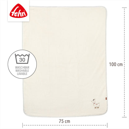 Kuscheldecke Lama