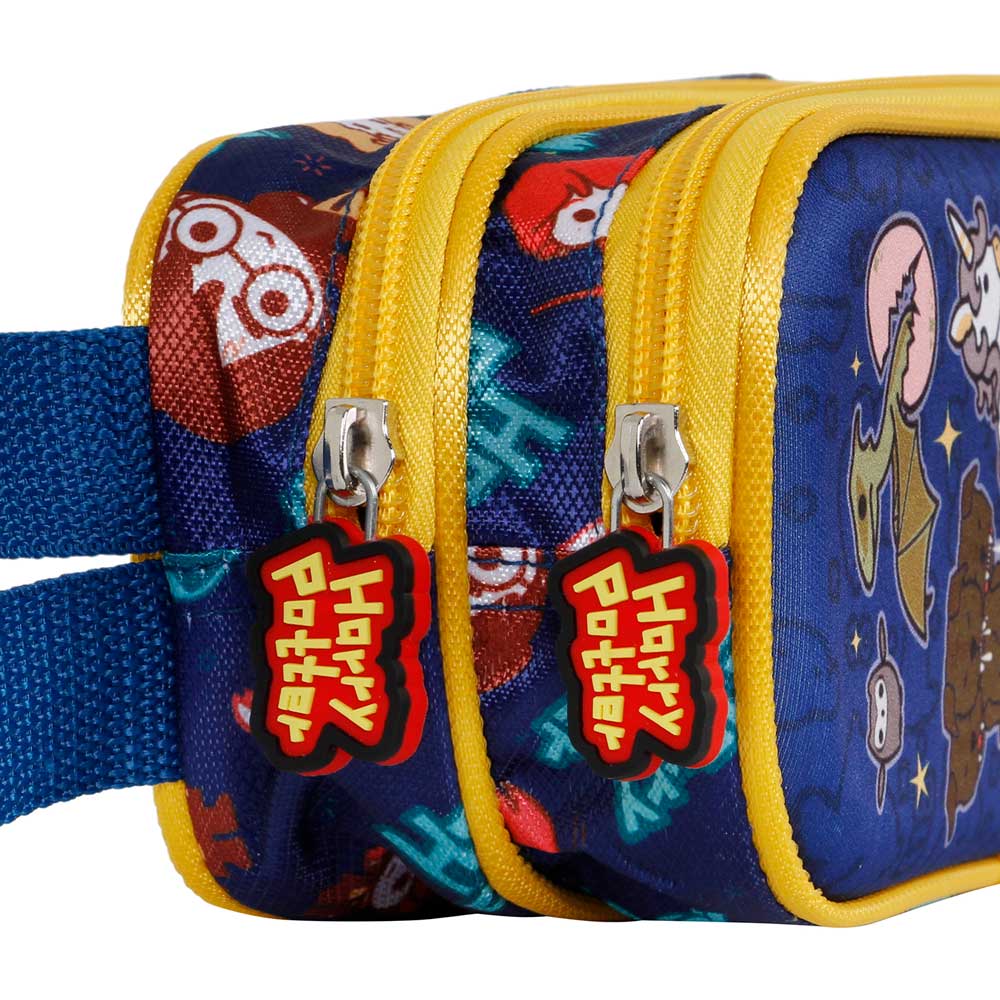 Trousse 3D Double Harry Potter « Crest » – Orange