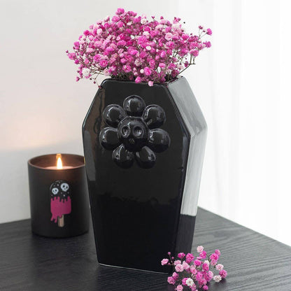 Gothic Coffin Vase