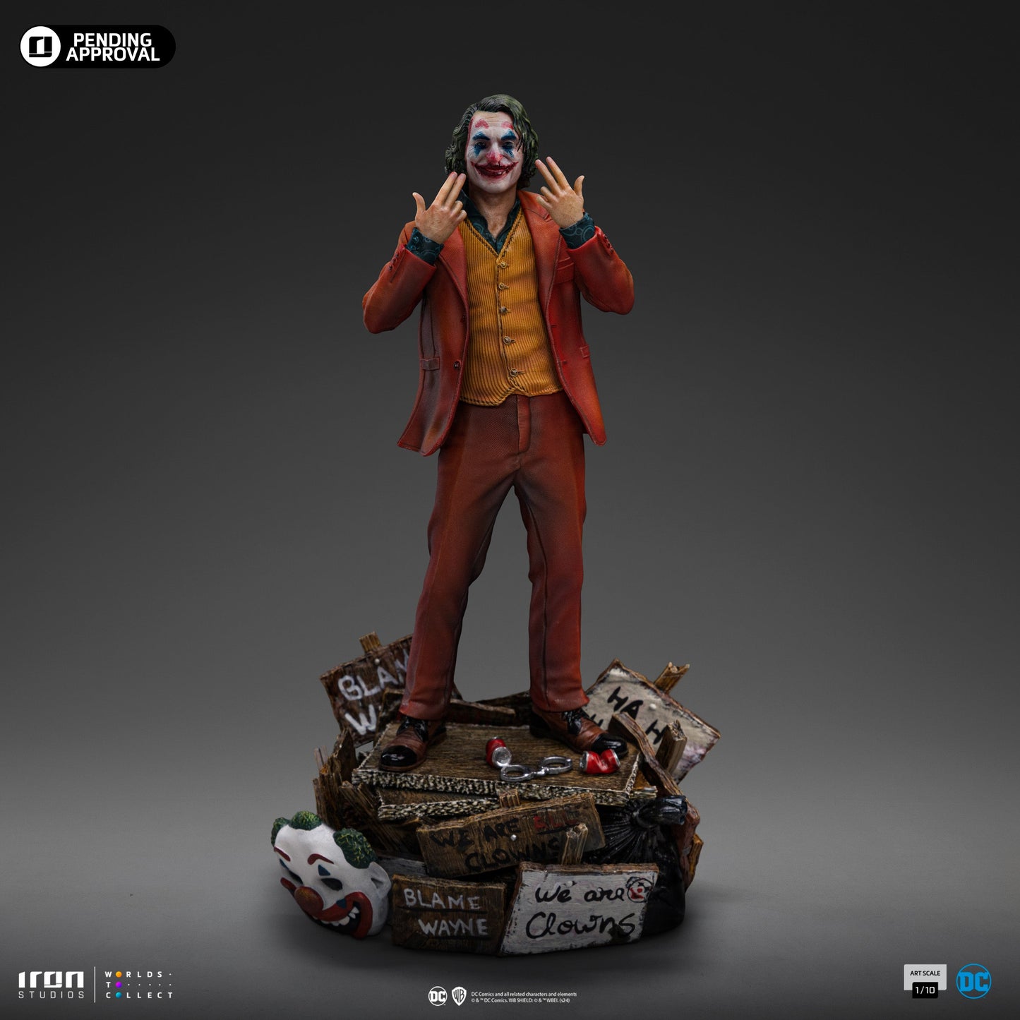 Joker (Arthur Fleck) Statue - Joker - Art Scale 1/10 - Iron Studios