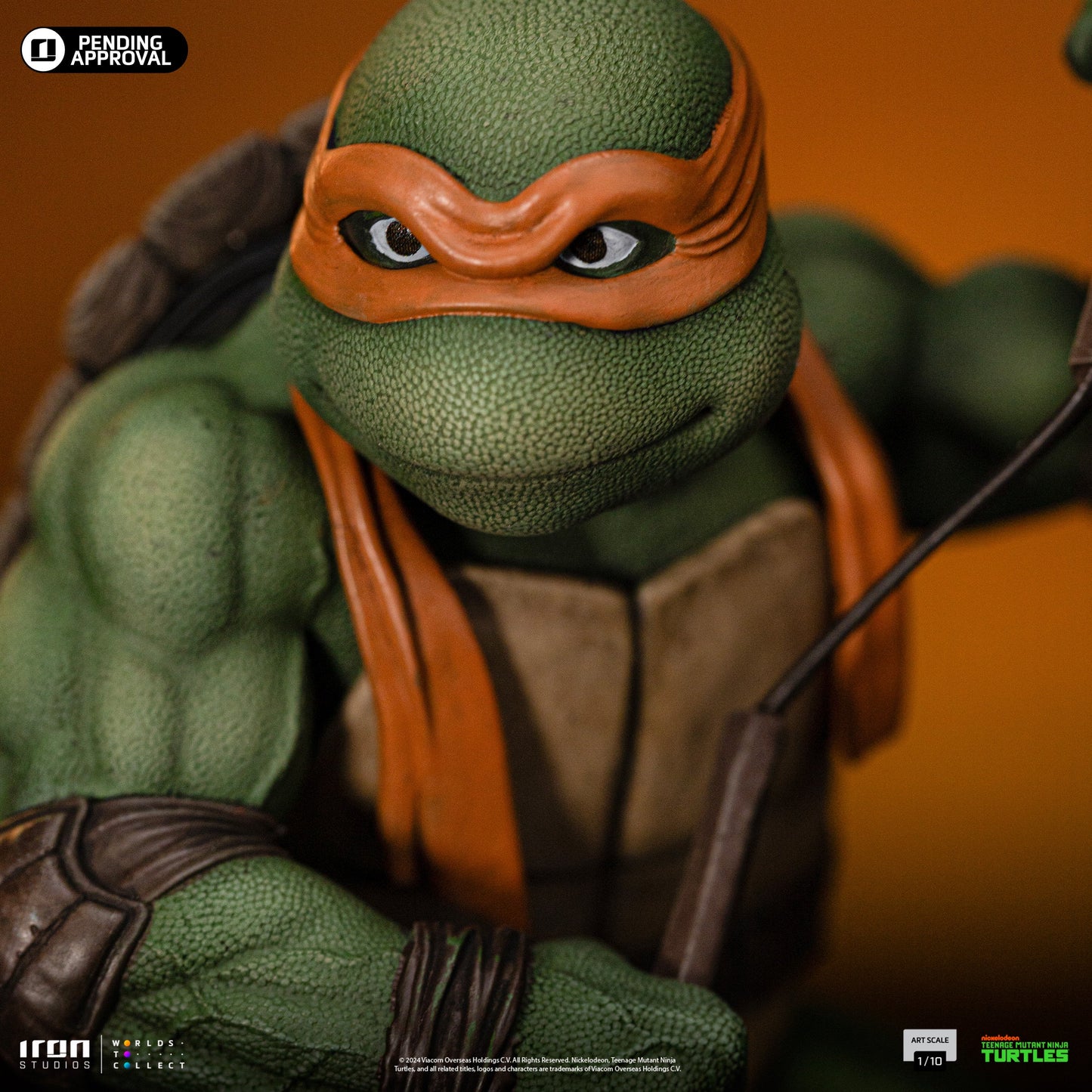 Michelangelo Statue - TMNT Movie - Art Scale 1/10 - Iron Studios