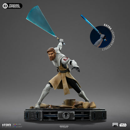 Obi-Wan Kenobi Statue – Star Wars: Clone Wars - Art Scale 1/10 - Iron Studios