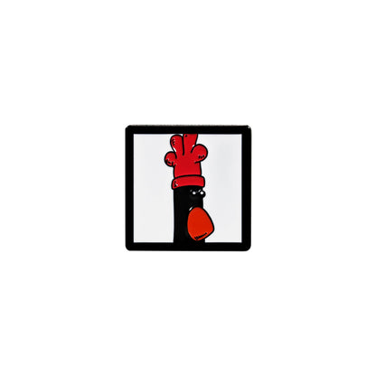 Wallace and Gromit Pin - McGraw Feathers