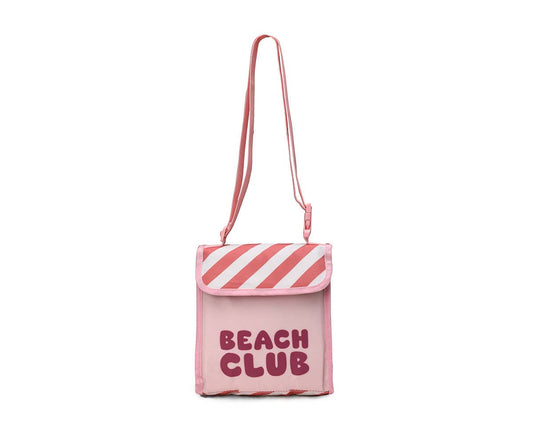 Insulated snack bag Stripes Bloom & Blush