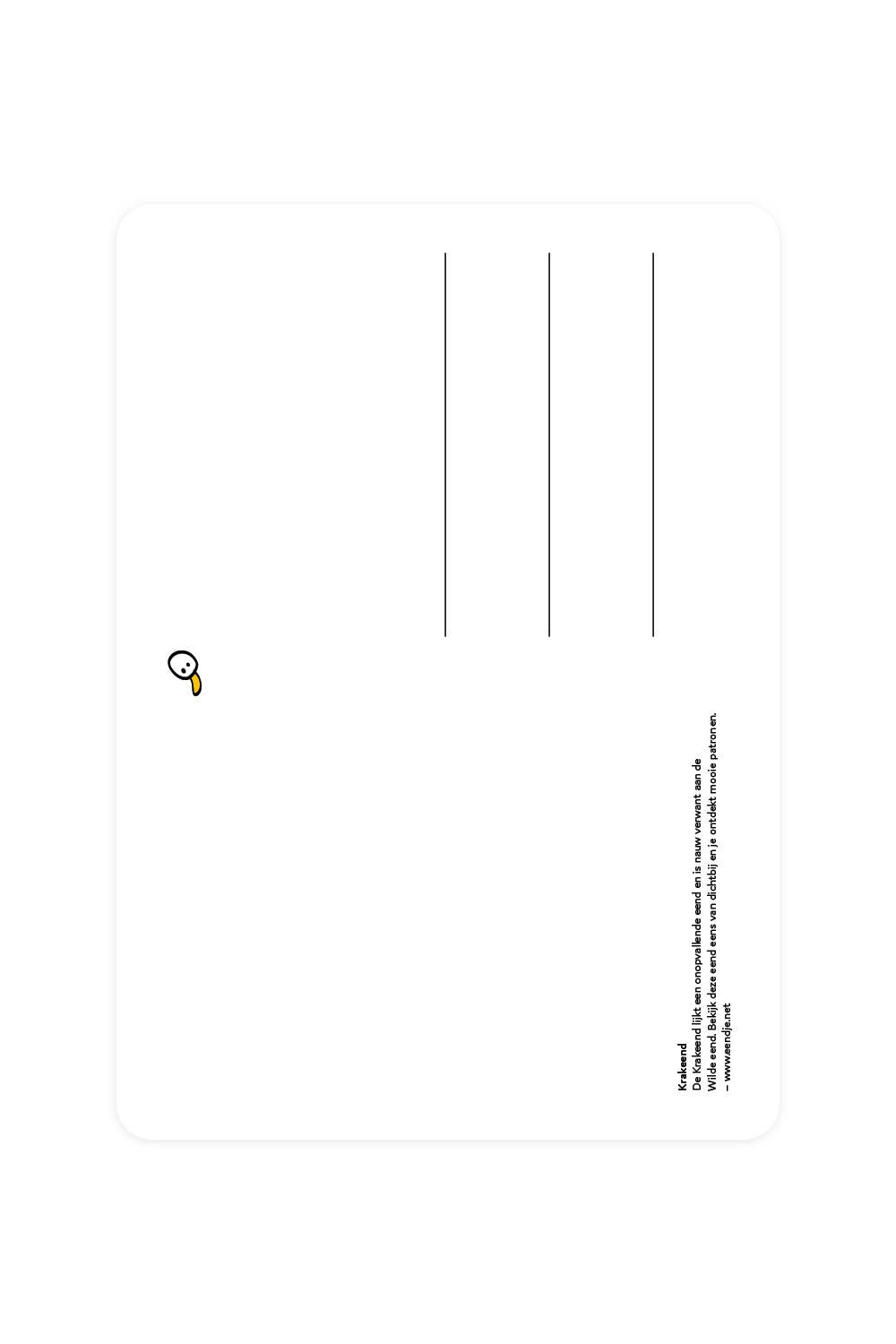 Carte postale avec Creaky Duck