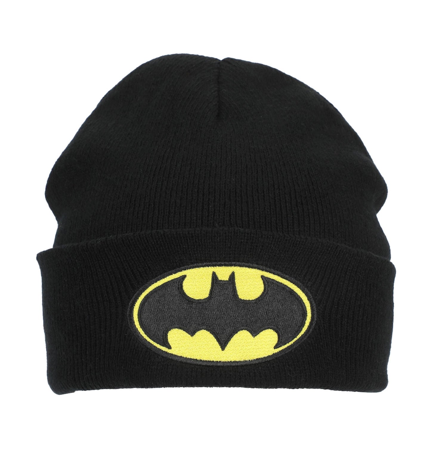Bonnet noir Batman avec logo
