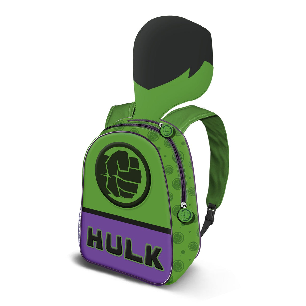 Sac à Dos à Capuche Hood Marvel « Hulk Go! »