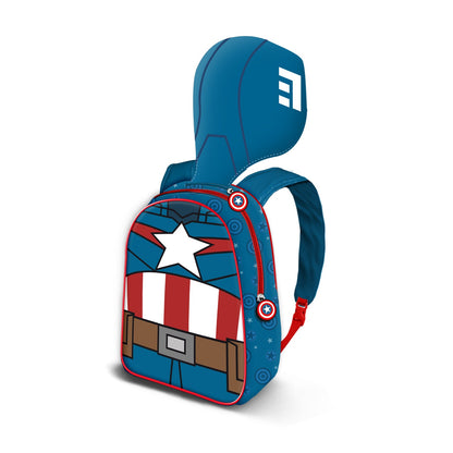 Sac à Dos à Capuche Hood Marvel Captain America « GuriHiru »