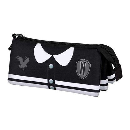 Trousse Triple FAN 2.0 Wednesday « Varsity » – Noir