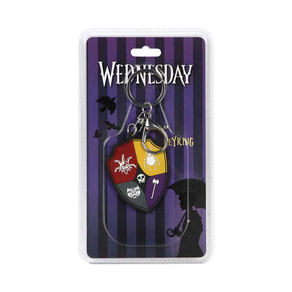 Porte-Clés Brand Wednesday « Crest » – Multicolore