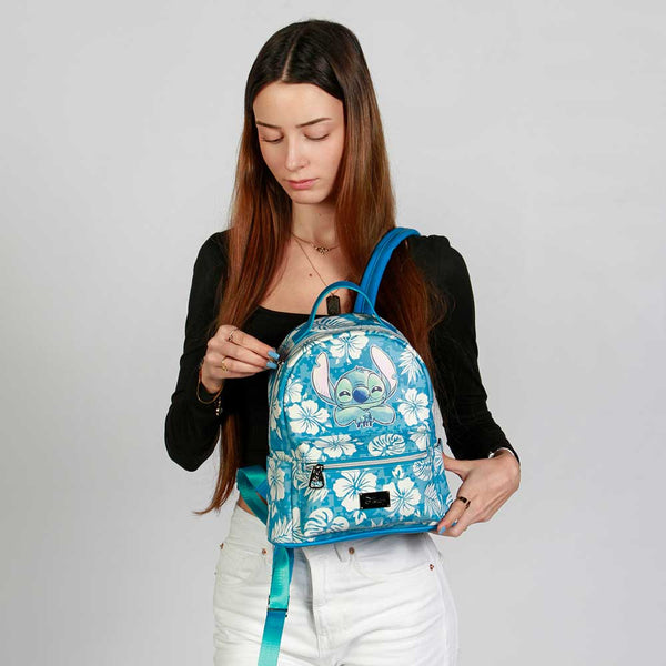 Sac à Dos Heady Disney Lilo & Stitch « Aloha » – Bleu