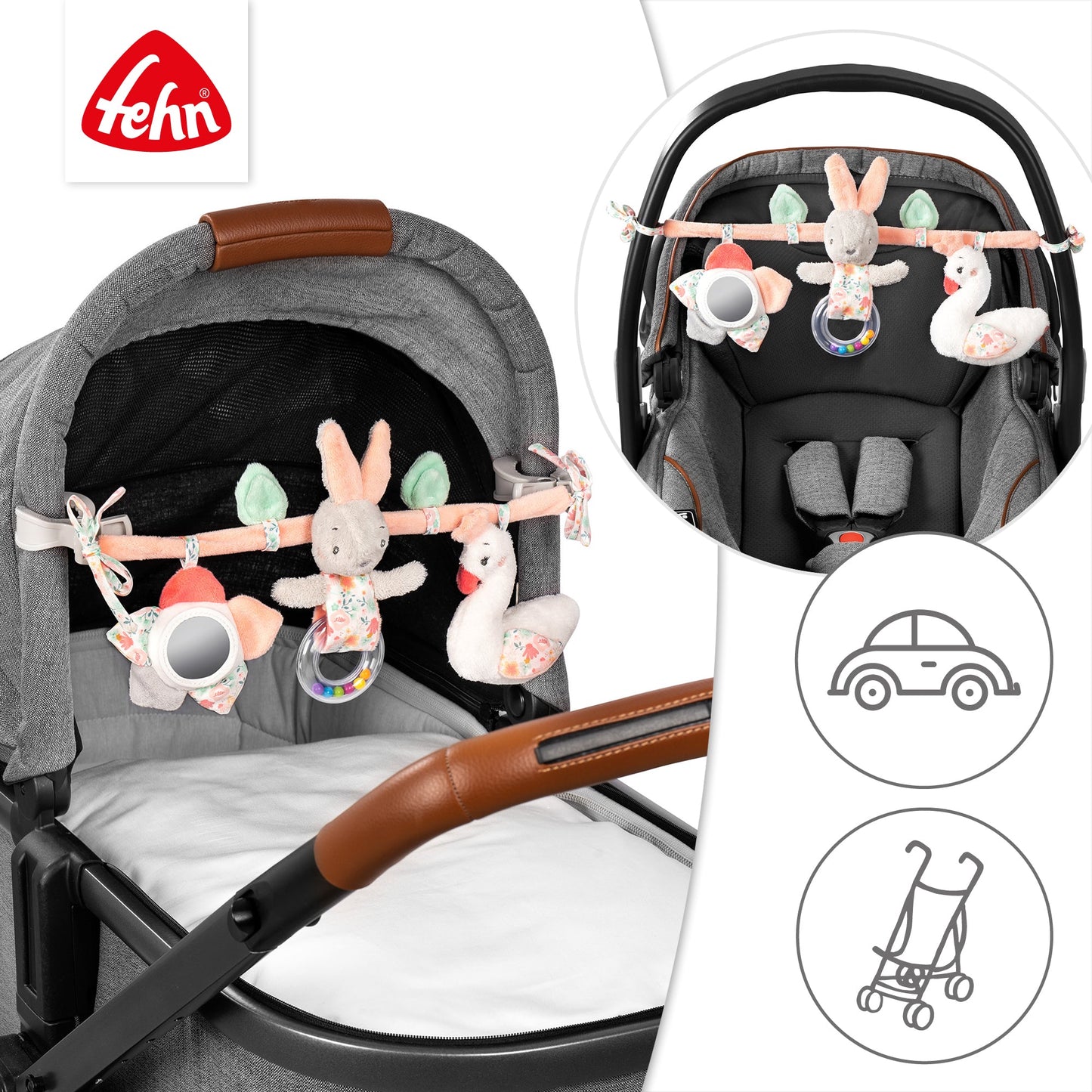 Swan Lake Pram Chain