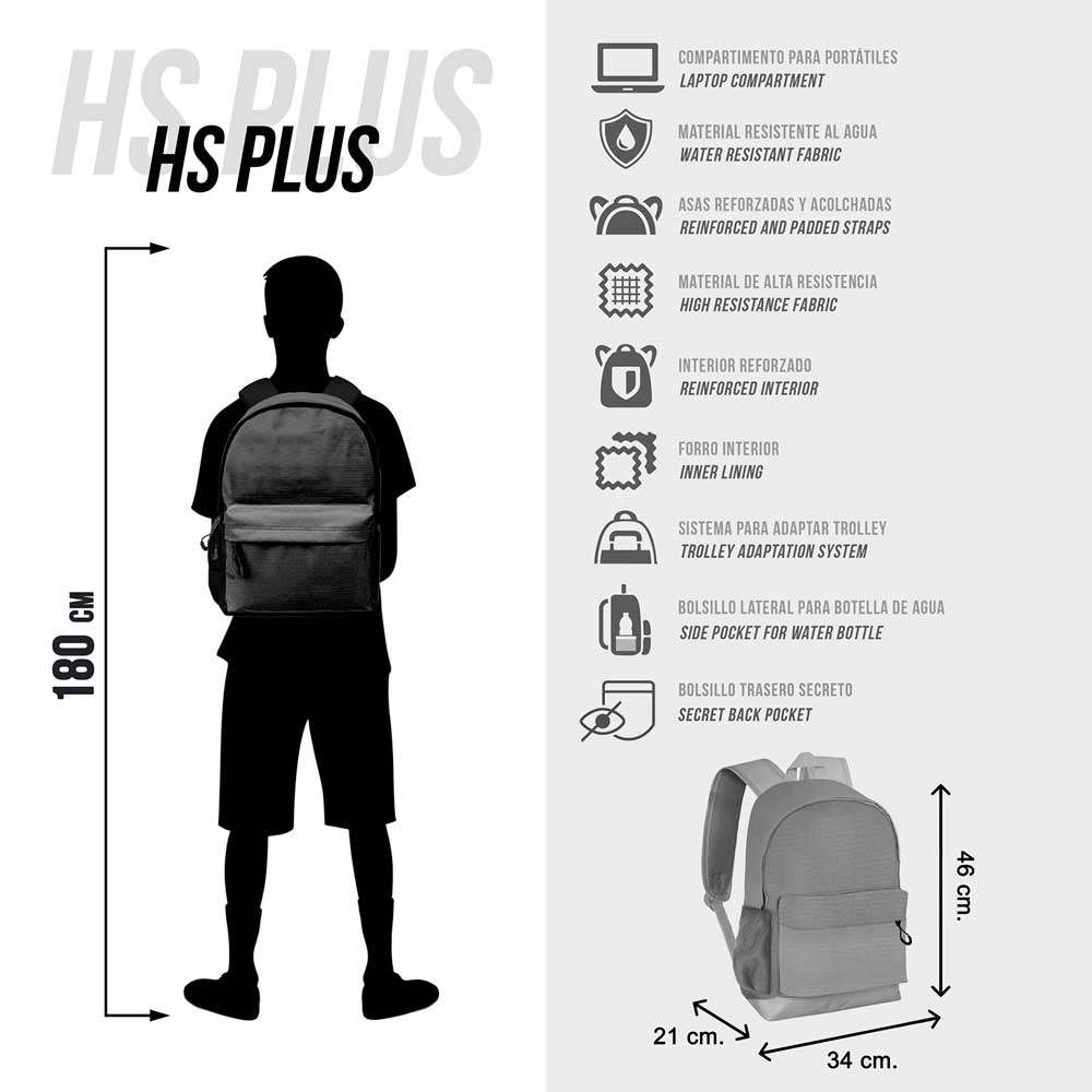 Sac à Dos HS PLUS Naruto « Kanji »