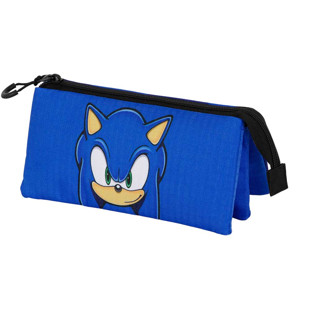 Trousse Triple Sonic the Hedgehog « SEGA Sight » – Bleu